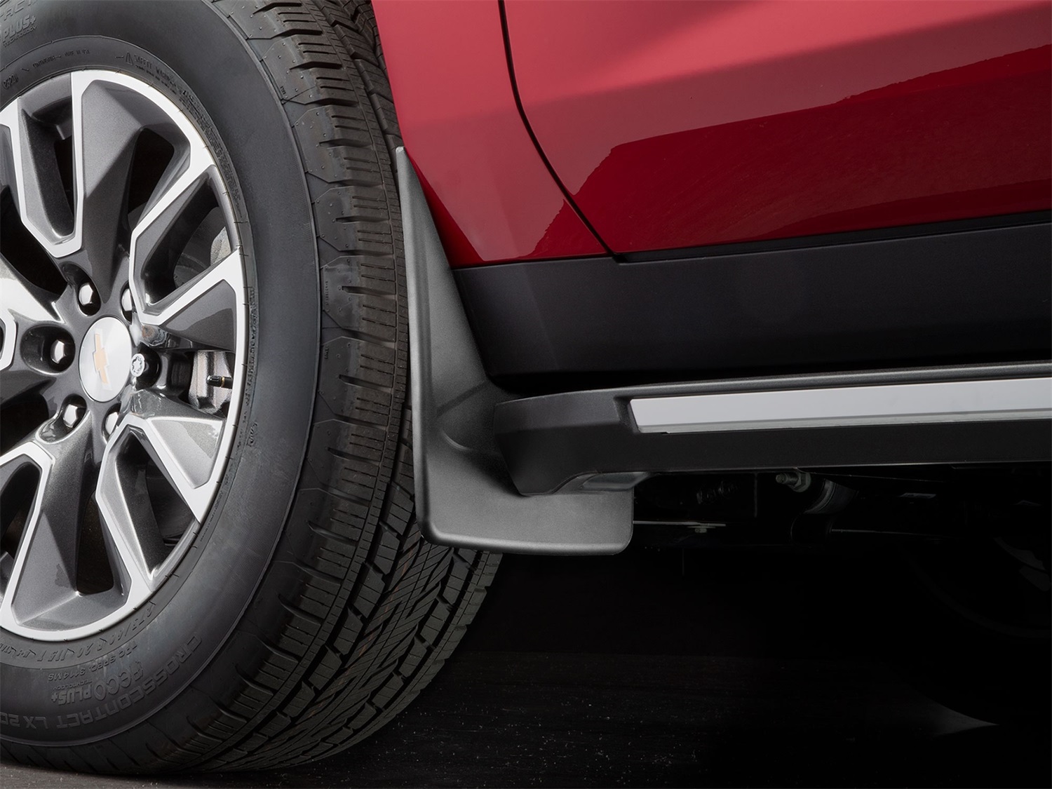 WeatherTech 110125 - No-Drill MudFlaps, Black, Molded Rubber